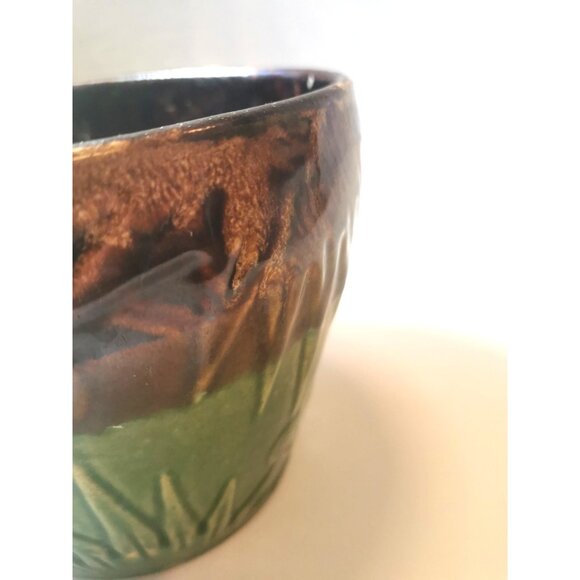 Planter Roseville Robinson Ransbottom Sun and Moon 1930s - Picture 7 of 9